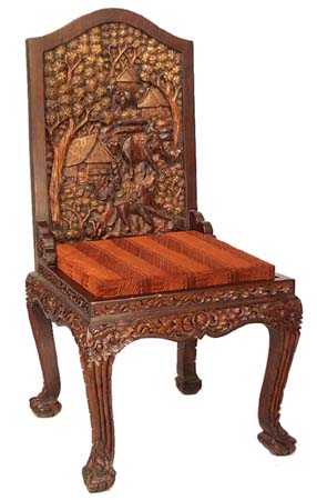 Chair, elephant motif